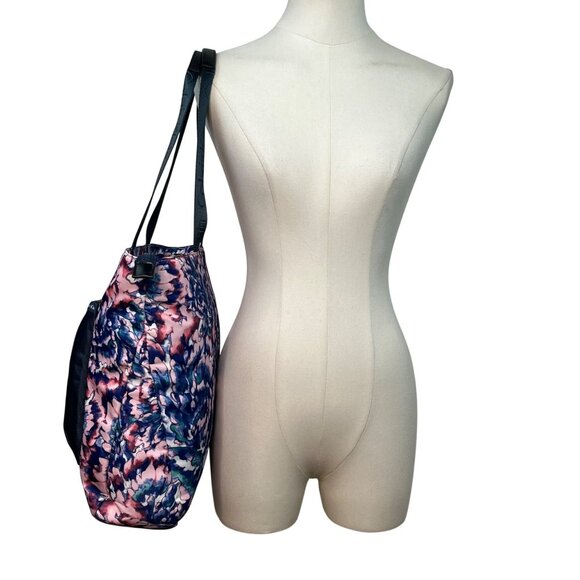 Calvin Klein Multi-Color Floral Print With Adjustable Straps Tote Bag Size M - Picture 10 of 13